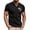 v#62Black278, variant on Men'S T-Shirt Solid Color & Stylish Small Coconut Tree Print Short Sleeve Collar Henley Buttons For Daily Office Casual Tops,White,Xl