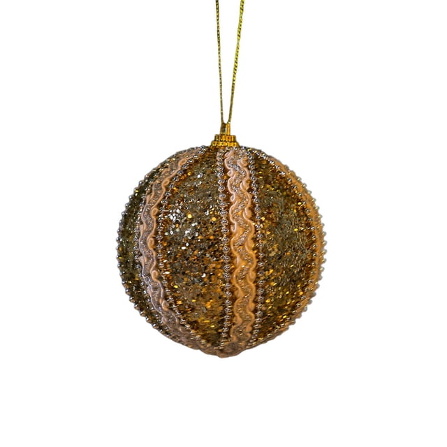 TIELUTT Christmas Tree Ornaments Festive Holiday Decorations Assorted Designs for A Chandelier Beads Small Christmas Decorations String .25 Hanging Christmas Spheres Beads Bracelet String