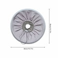 thumbnail image 3 of Soft Dog Donut Collar with Adjustable Drawstring Closure, Gray, for Dogs and Cats After Surgery, 3 of 4
