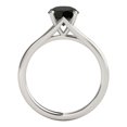 thumbnail image 4 of Aone 2 Carat Natural Black Diamond Wedding & Engagement White Gold 10K Ring for Women, 4 of 5