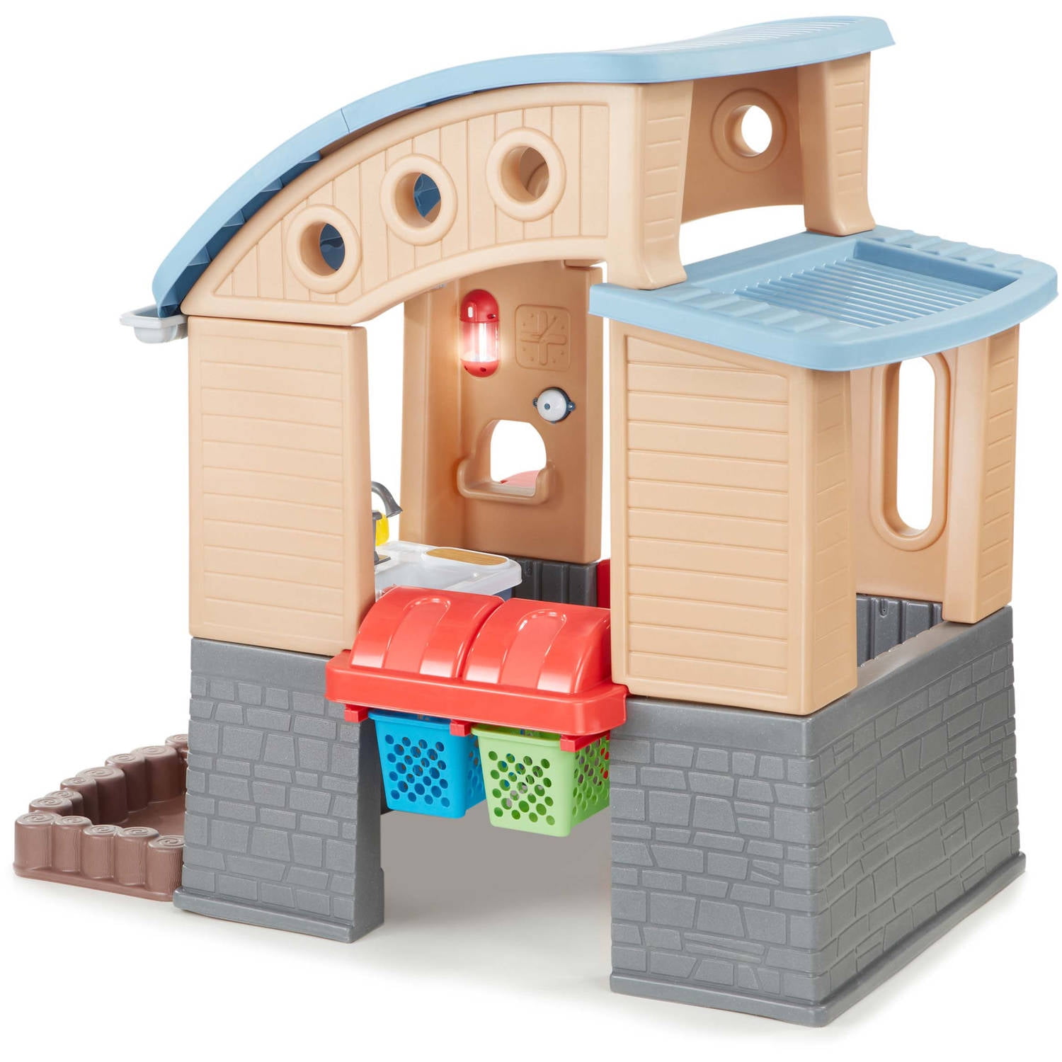Playhouse Little Tikes Go Green Outdoor Kids Children Backyard Led Lights Shovel Auctions - Buy
