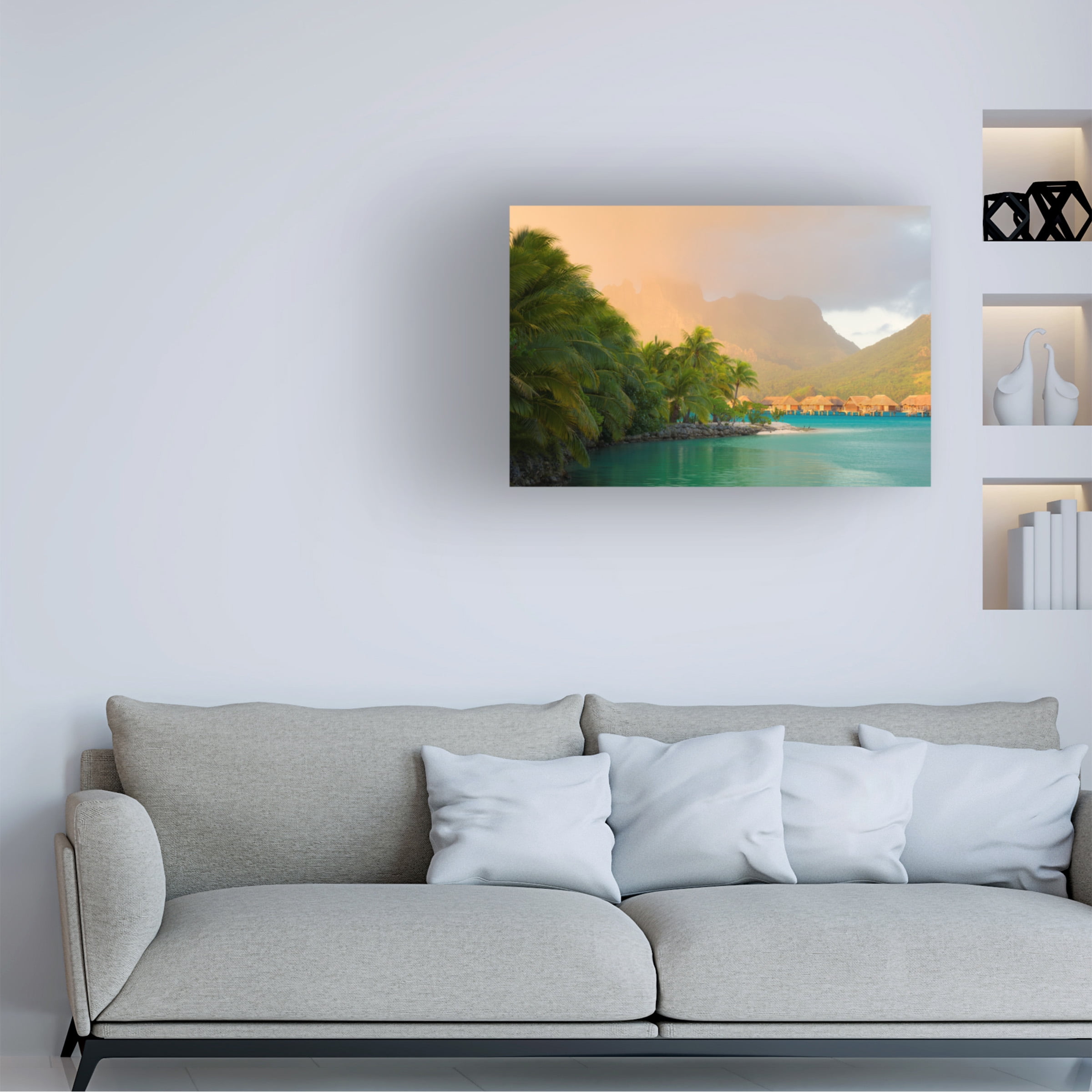 Dennis Frates 'Bungalows 4' Canvas Art