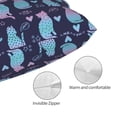 thumbnail image 3 of Pofeuu Silhouette Cats Print Polyester Microfiber Plush Pillowcases, Super Soft and Cozy Pillow Case Covers with Envelop Closure（Pillow core not included）-16"x24", 3 of 6