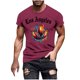 thumbnail image 3 of Tops para hombre, blusas y camisas de manga corta con cuello redondo para hombre, jersey informal con cuello redondo estampado para hombre, pantalones cortos deportivos para fitness, blusa de poliéste, 3 of 5
