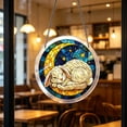 thumbnail image 5 of WEGFTDUOP Sun Catcher Acrylic Puzzles Suncatcher Window Hanging 7.4 Inch Catcher Puzzle Garden Decoration For Women Men Mom Birthday Gift Home Decor Stained Glass Window Hanging, 5 of 7