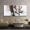 thumbnail image 2 of wall26 Canvas Print Wall Art Black &amp; Red Watercolor Explosion Abstract Shapes Digital Art Modern Bohemian Scenic Relax Multicolor Colorful for Living Room, Bedroom, Office - 16"x24"x3 P, 2 of 3