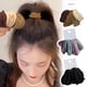 thumbnail image 2 of Banda para el cabello extra ancha, sin costuras y de alta elasticidad, para coletas y ligas, multicolor, 4 unidades, elegante y cómoda para mujeres., 2 of 5