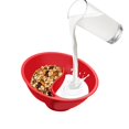 thumbnail image 5 of Cuenco de cereales antiempapado, cuenco de cereales nunca empapado, cuencos reutilizables para aperitivos y salsas, cuencos divididos sin BPA para niños y adultos (rojo), 5 of 5