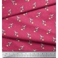 thumbnail image 3 of Soimoi Moss Georgette Fabric Footprint,Cheese & Rat Kids Print Sewing Fabric Yard 42 Inch Wide, 3 of 3