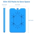 thumbnail image 2 of Paquetes de Hielo OUTXE para Lonchera 8 Unidades Reutilizables Ultra-delgados Azules, 2 of 7