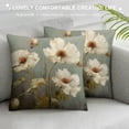 thumbnail image 3 of Fenyluxe Flowers Pillow Covers for Couch Sofa Indoor Outdoor Soft and Durable Home Decor 1PC 20x20in, 3 of 5