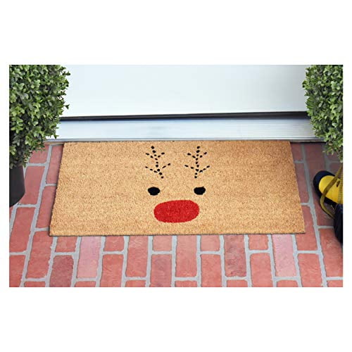 Rug Doormat Mat Happy Holidays ch103/1 cm.50x80 2 pieces