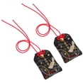 thumbnail image 4 of KAKOWELY 2 bolsas de amuletos de estilo japonés, exquisitas bolsas de la fortuna Omamori para bendiciones., 4 of 5