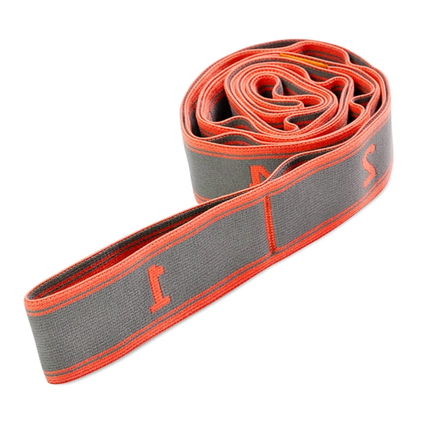 Naiovety Cinturón de estiramiento portátil Yoga deportes gimnasio Fitness resistencia banda estudiantes ejercicio flexibilidad entrenamiento práctica Uniforme atlético Naranja Naiovety OD026739-05