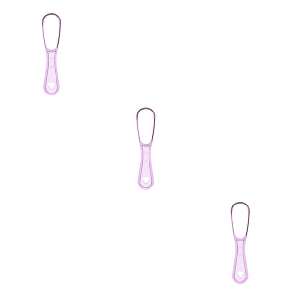 Limpiadores de lengua Minnieouse raspador Cuidado Cepillos de limpieza doble capa unisex