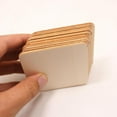 thumbnail image 3 of Paquete Piezas de Bricolaje perfecl Artesanías de Naturales Sin Terminar Rebanadas Cuadradas de 12cm, 3 of 8