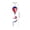 Red, variant on LNOGEUPG Hot Air Balloon Hanging Garden Spinner 11" - Vibrant Star Pattern Design, Weather-Resistant Outdoor Decor, Durable & Lightweight for Patios, Yards, and Gardens - Eye-Catching Wind Spinner