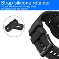 thumbnail image 6 of Ettsollp 4Pcs 12/14/16/18/20/22/24/26MM Silicone Watch Strap Loop Wristwatch Band Keeper Retainer Loop Smartwatch Fastener Ring Replacement Accessories, 6 of 8