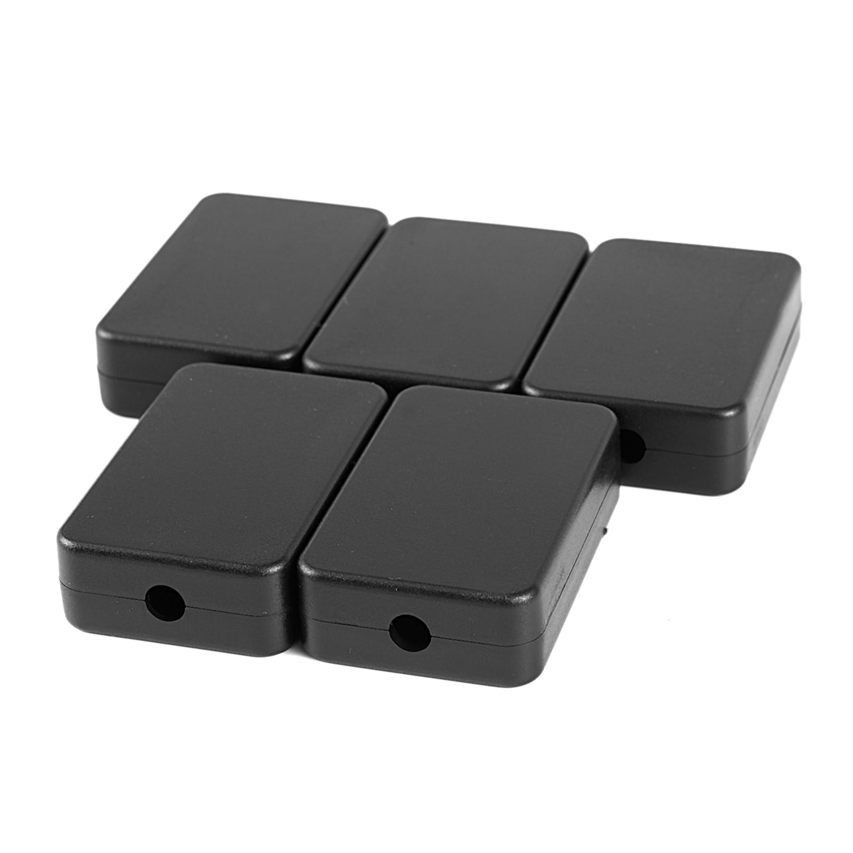 5pcs Electric Plastic Black Waterproof Case Project Junction Box 55x35x15 mm AP 