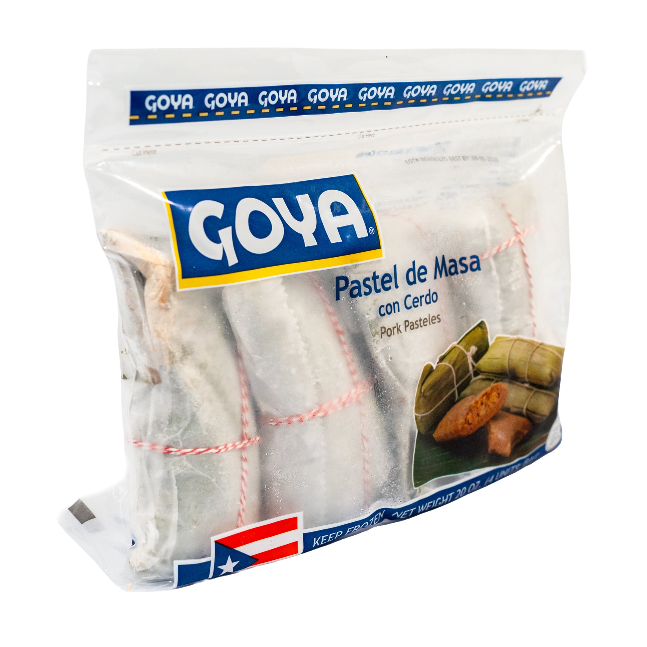 GOYA Pork Pasteles, 20 oz, 4 Count (Frozen)