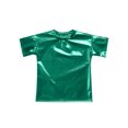 thumbnail image 2 of Kaerm Kids Boys Girls Shiny Metallic Tops T-Shirt Jazz Hip-hop Dance Costumes Glitter Dance Shirt Tees Green 160, 2 of 4