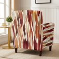thumbnail image 3 of FKELYI Armchair Slipcover Grunge Tie-Dye Print Stretch Couch Sofa Cover with Elastic Bottom Furniture Protector for Living Room Office Reception Reading Sofa, 3 of 7