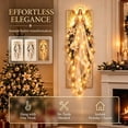 Led Light String Showcase Viflosae LED Angel Veil Wall Decor, Hanging Artwork Light String ...