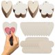 thumbnail image 4 of Pendientes De Madera Al Por Mayor, Pendientes Ahuecados 100 Uds. Pendientes De Madera Para Mujer, Para Hacer Joyería DIY, Colgante Artesanal Hecho A Mano Fyydes Wooden Crafts, 4 of 8