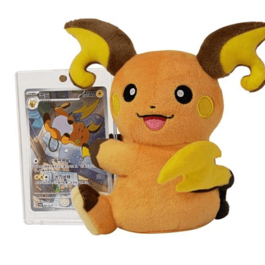 Pokemon TCG: Nuzzle Cheeks Plush Card Display Gift Box