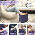 thumbnail image 3 of Arsvita Inflatable Foot Rest for Air Travel, Blow up Car Seat Foot Rest for Kids, Toddler Airplane Bed Seat Extender for Long Flight, Portable Plane Pillow, 3 of 7