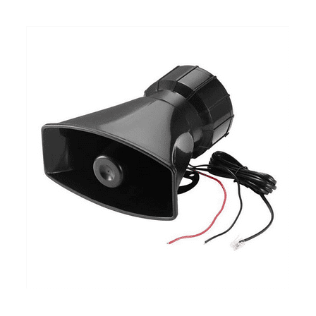 12V 7 Sounds 120DB Wireless Electronic Siren Loud Car Warning Alarm Fire Siren Horn Car Accessories