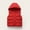 Red, variant on BRGZLK Hooded Down Puffer Vest for Kids Fall Winter Cute Solid Color Zipper Lightweight Warm Thick Windproof Sleeveless Jacket with Detachable Hooded Black 7-8 Years