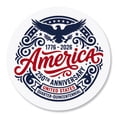 thumbnail image 4 of Current 250th Anniversary Rolled Sticker, Set of 252, 4 Whimsical Designs, 1.75" Diameter, Printed in the USA, Great for Cards, Gifts, Stationary, and More, 4 of 7