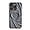 Grey, variant on 3D Pleated Heart Pattern Solid Color Personalized Phone Case Skin Feel Compatible with iPhone 11 Pro, Black