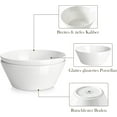 thumbnail image 6 of Serving Bowls, 105 OZ Large Salad Bowls Set of 2, Porcelain White Bowls for Kitchen, Deep Bowls for Salad, Soup, Pho and Fruit, Ceramic Serving Bowls for Party, Microwave Safe, Series Regular, 6 of 7