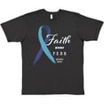 thumbnail image 3 of Inktastic Faith over Fear Hydrocephalus Awareness with Blue Ribbon T-Shirt, 3 of 5