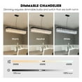 thumbnail image 6 of HOOMEDELIER Modern Crystal Chandelier,47" Rectangular Chandelier Pendent Light Fixture,Ceiling Chandelier for Indoor, 6 of 15
