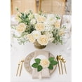 thumbnail image 4 of Flores artificiales N&T NIETING, rosas de espuma en crema, 50 unidades, 18 cm, 4 of 9