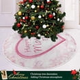 thumbnail image 6 of FMSHPON Mother's Day Flower Xmas Christmas Tree Skirt Stand Mat for Holiday Party Decoration Indoor Outdoor 36 inches, 6 of 6