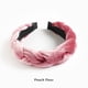 thumbnail image 4 of Sonducket Diadema de terciopelo trenzado, diademas anchas de lujo para mujeres y niñas, aro para el pelo, banda para la cabeza sólida, Type3 NO3, 4 of 6