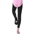 thumbnail image 2 of Ultra-Soft Dance Ballet Tights Kids High Elasticity Convertible Stockings for Girls black M, 2 of 7