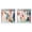 White Frame, variant on Amonada Duet Shadowbox Print Sunset Wall Art Set by Art Remedy, White Frame, 16 x 16