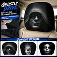 thumbnail image 5 of Halloween Scary Faces Car Seat Headrest Covers Elastic Car Headrest Protector Universal Washable Auto Head Rest Pillow Cover for SUV Sedan Van Truck Vehicle Interior Accessories,2Pcs, 5 of 5
