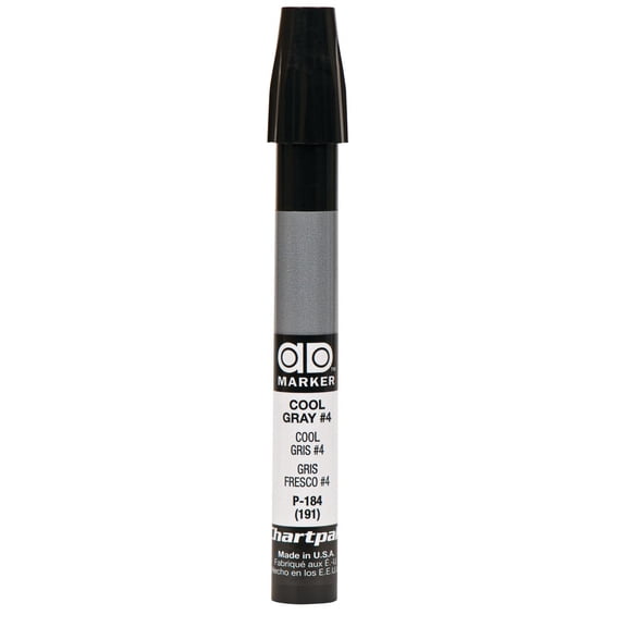 Chartpak Ad Marker, Cool Gray- 4