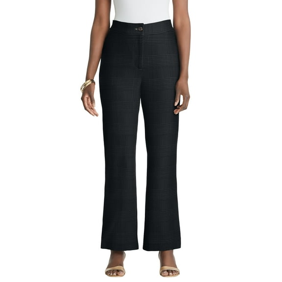 Jessica London Women's Plus Size Tummy Control Bi-Stretch Bootcut Pant