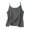 Grey, variant on Linen Tank Tops for Women Summer Lightweight Spaghetti Strap Scoop Neck Loose Camisole Tops Beach Vacation Outfits