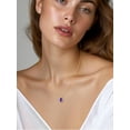 thumbnail image 3 of KeyStyle Necklaces for Women Birthstone Pendant Necklace with Cubic Zirconia 14K Gold Plated Women Necklaces Teardrop Jewelry Anniversary Gifts for Wife, 3 of 10