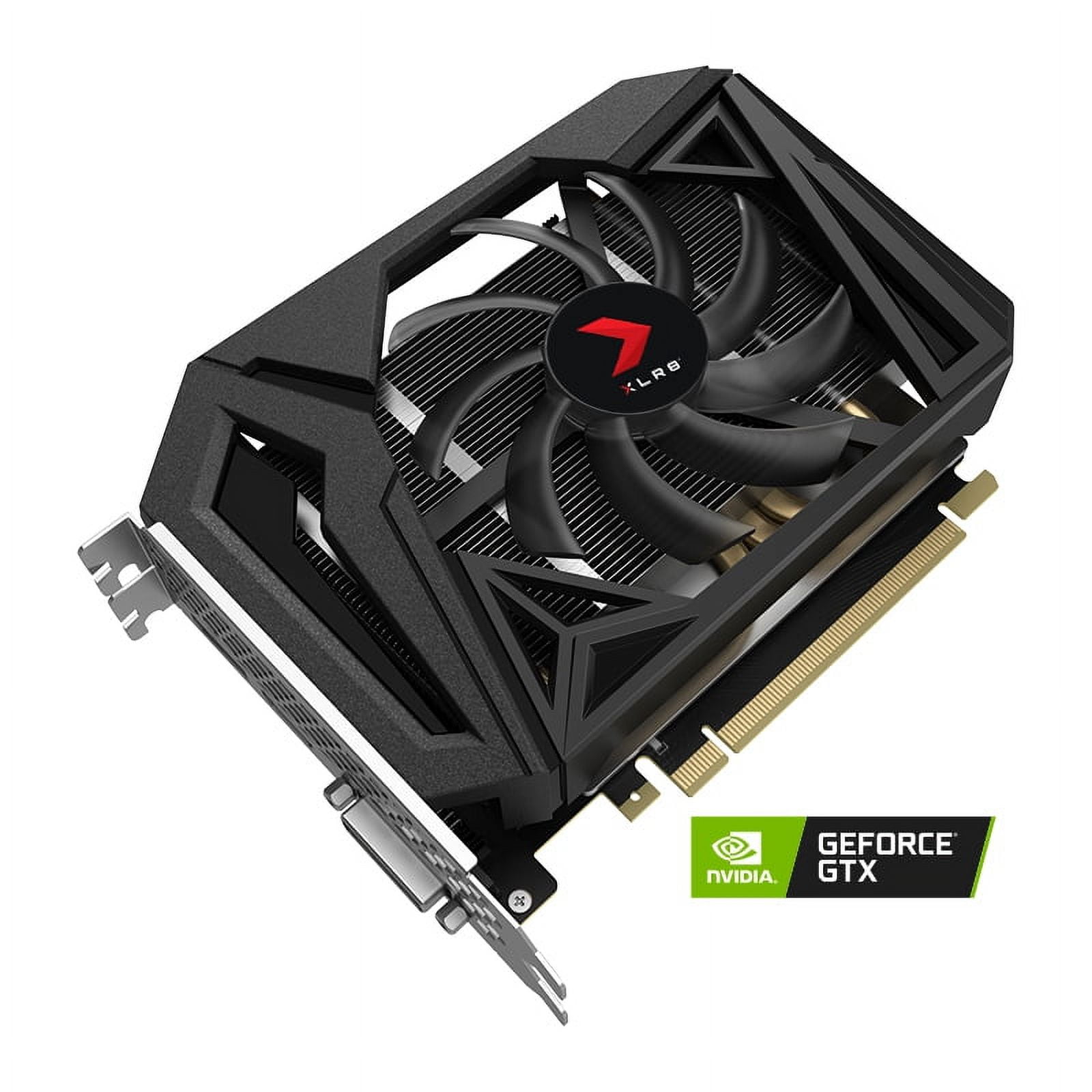 PNY GeForce GTX 1660 6GB XLR8 Gaming Overclocked Edition Single Fan Graphics Card