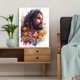 thumbnail image 5 of Qisvanset 12x16 Inch Jesus Wildflower Canvas Wall Art, Colorful Watercolor Biblical Floral Painting, 5 of 8