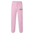 thumbnail image 4 of Zszcpp Work Pants Men Letter Print Solid Pockrt Daily Life Sports Long Running Cool Lounge Trousers Casual Trouser, 4 of 4
